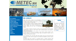 Desktop Screenshot of metecwestafrica.com