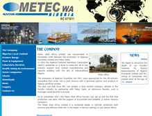 Tablet Screenshot of metecwestafrica.com